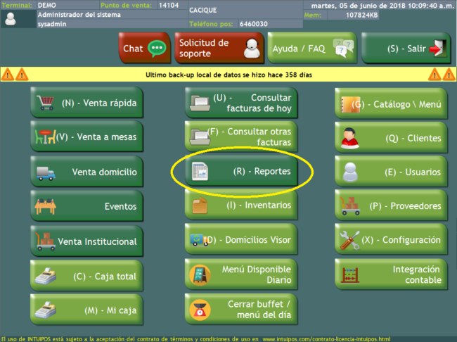 CONSULTAR REPORTE DE DETALLES FACTURADOS